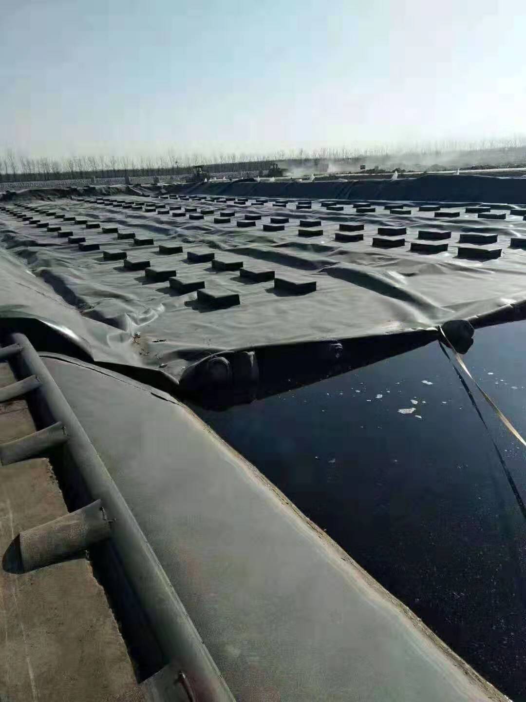 運用91香蕉视频下载地址膜在渠道灌溉防滲工程項目之中使用料量相對較少